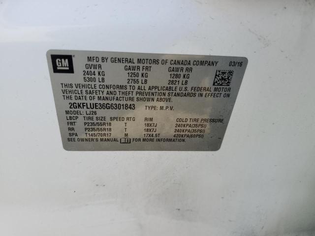 Photo 12 VIN: 2GKFLUE36G6301843 - GMC TERRAIN 