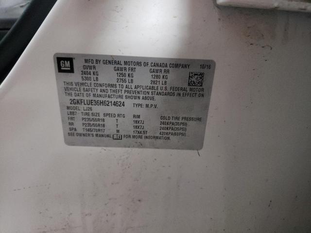 Photo 9 VIN: 2GKFLUE36H6214624 - GMC TERRAIN SL 