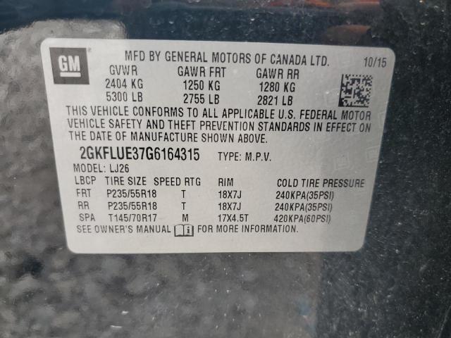 Photo 12 VIN: 2GKFLUE37G6164315 - GMC TERRAIN 