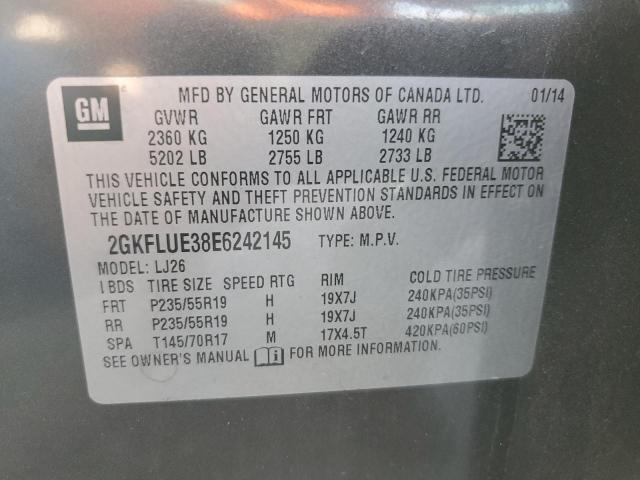 Photo 12 VIN: 2GKFLUE38E6242145 - GMC TERRAIN DE 