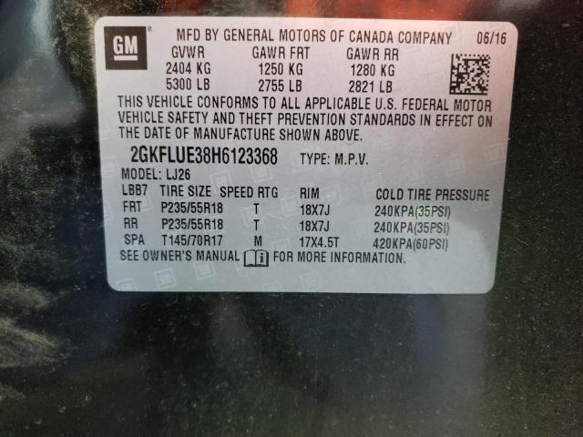 Photo 9 VIN: 2GKFLUE38H6123368 - GMC TERRAIN SL 