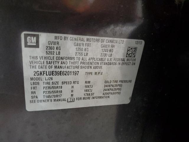 Photo 9 VIN: 2GKFLUE39E6201197 - GMC TERRAIN DE 