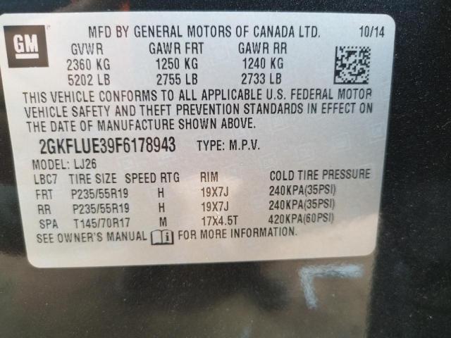 Photo 9 VIN: 2GKFLUE39F6178943 - GMC TERRAIN DE 