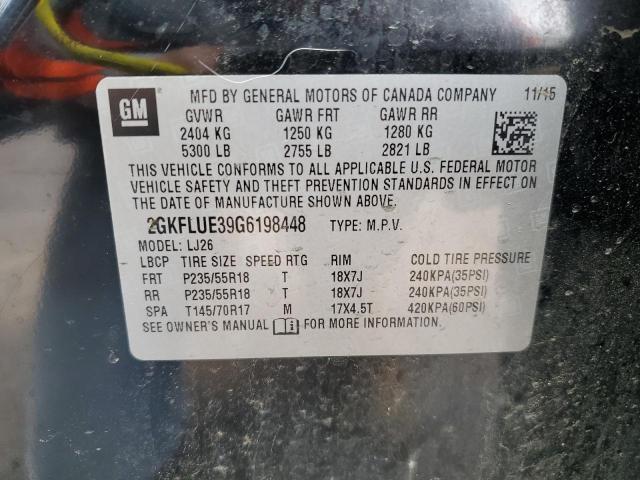 Photo 9 VIN: 2GKFLUE39G6198448 - GMC TERRAIN SL 