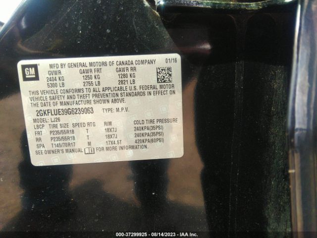 Photo 8 VIN: 2GKFLUE39G6239063 - GMC TERRAIN 