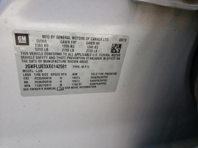 Photo 9 VIN: 2GKFLUE3XE6142581 - GMC TERRAIN DE 