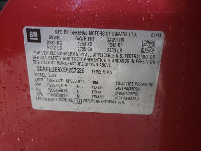 Photo 12 VIN: 2GKFLUE3XE6237626 - GMC TERRAIN DE 