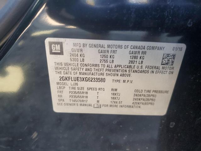 Photo 13 VIN: 2GKFLUE3XG6233580 - GMC TERRAIN SL 