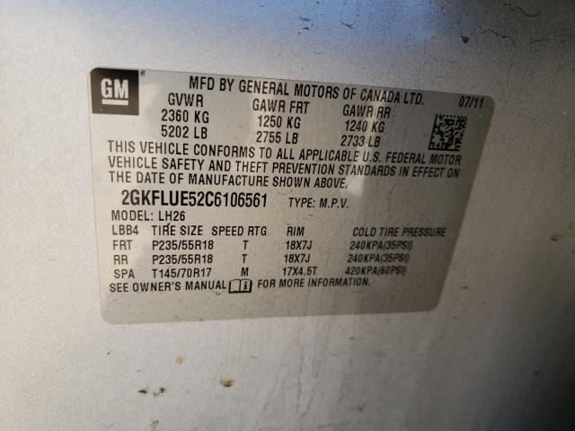 Photo 12 VIN: 2GKFLUE52C6106561 - GMC TERRAIN 