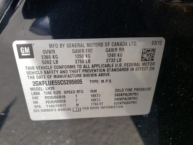 Photo 9 VIN: 2GKFLUE55C6295805 - GMC TERRAIN SL 