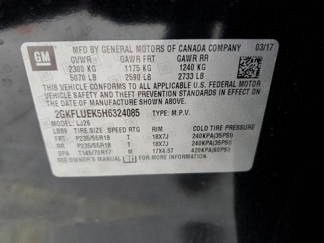 Photo 12 VIN: 2GKFLUEK5H6324085 - GMC TERRAIN 