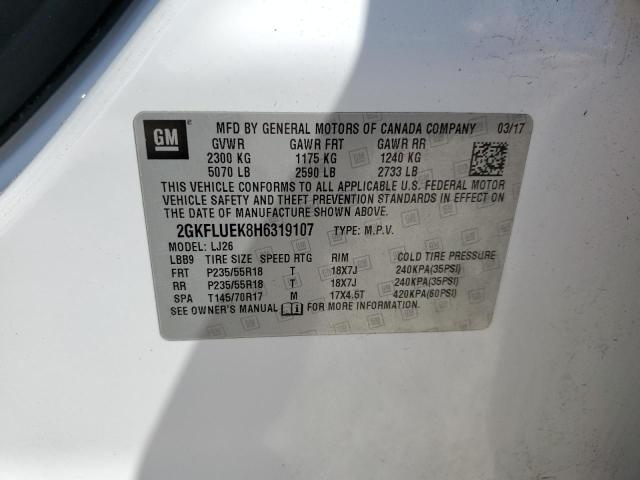 Photo 12 VIN: 2GKFLUEK8H6319107 - GMC TERRAIN 