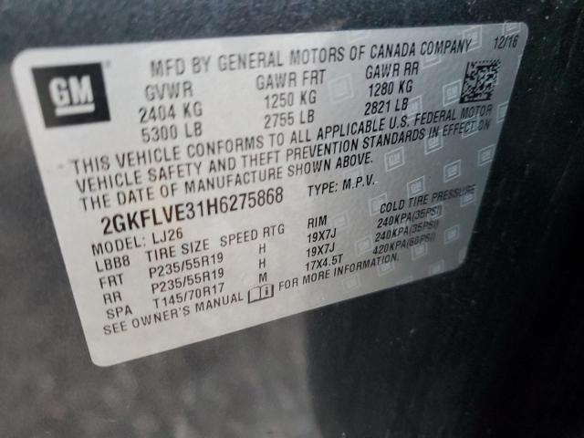 Photo 12 VIN: 2GKFLVE31H6275868 - GMC TERRAIN DE 