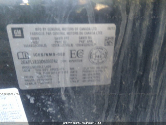 Photo 8 VIN: 2GKFLVE33D6390742 - GMC TERRAIN 