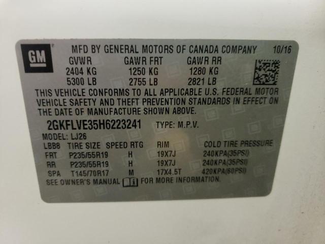 Photo 9 VIN: 2GKFLVE35H6223241 - GMC TERRAIN DE 