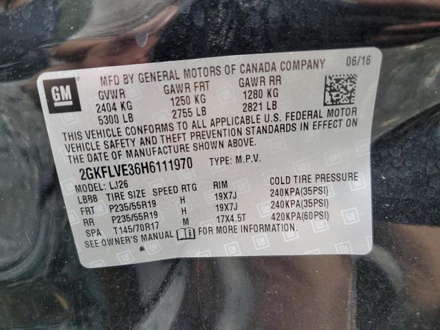 Photo 12 VIN: 2GKFLVE36H6111970 - GMC TERRAIN DE 