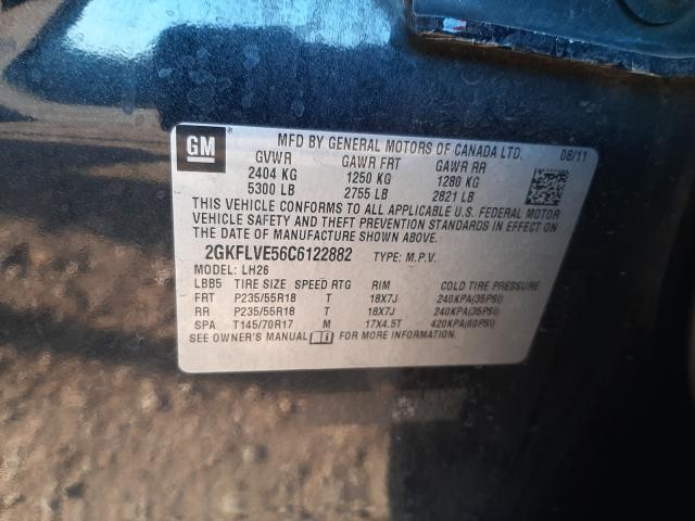 Photo 9 VIN: 2GKFLVE56C6122882 - GMC TERRAIN SL 