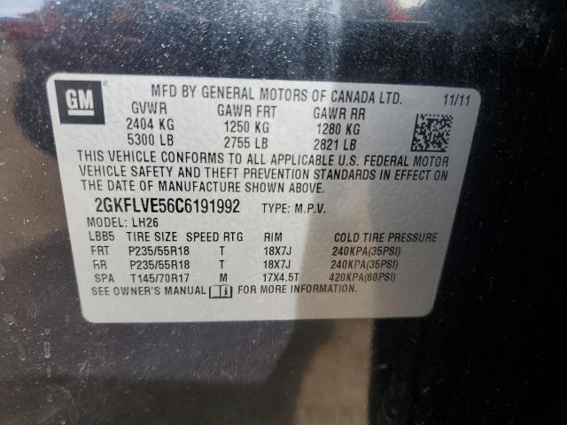 Photo 11 VIN: 2GKFLVE56C6191992 - GMC TERRAIN 