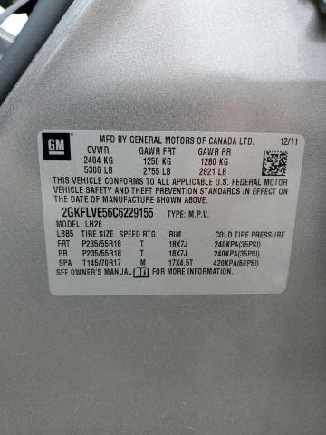 Photo 12 VIN: 2GKFLVE56C6229155 - GMC TERRAIN 