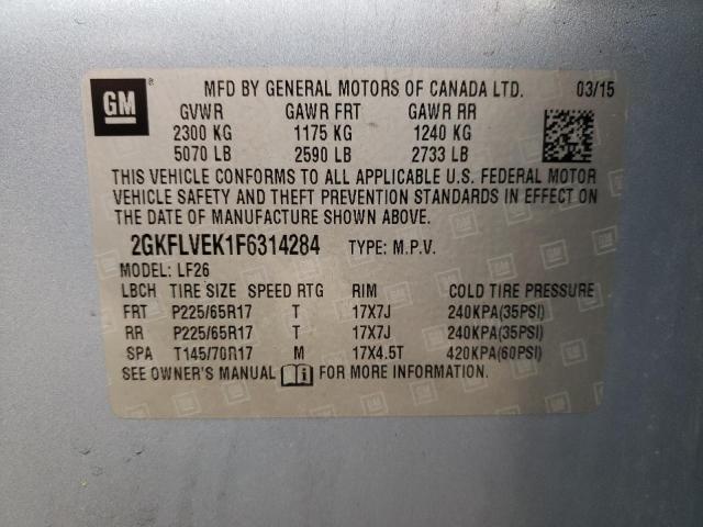 Photo 13 VIN: 2GKFLVEK1F6314284 - GMC TERRAIN 