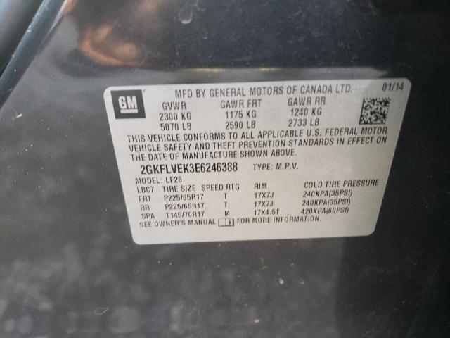 Photo 11 VIN: 2GKFLVEK3E6246388 - GMC TERRAIN SL 