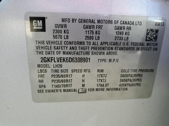 Photo 12 VIN: 2GKFLVEK6D6308901 - GMC TERRAIN 