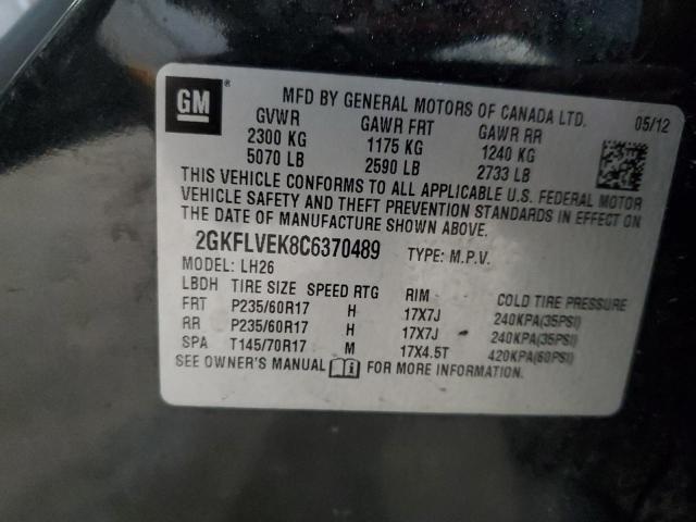 Photo 11 VIN: 2GKFLVEK8C6370489 - GMC TERRAIN 