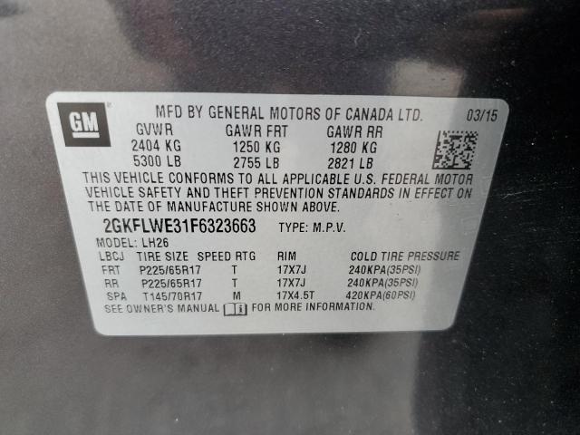 Photo 12 VIN: 2GKFLWE31F6323663 - GMC TERRAIN 