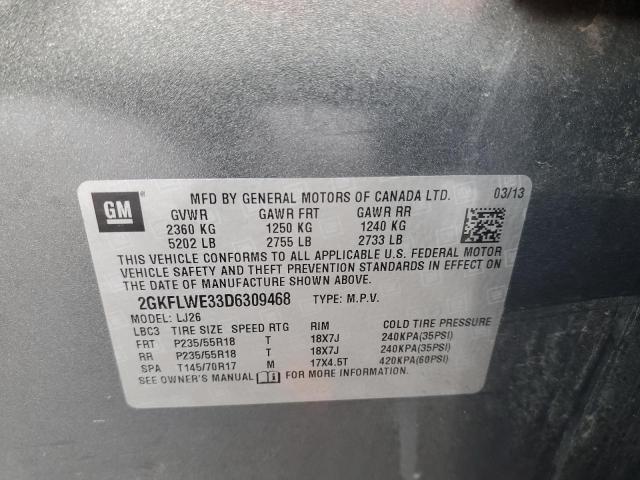 Photo 12 VIN: 2GKFLWE33D6309468 - GMC TERRAIN SL 