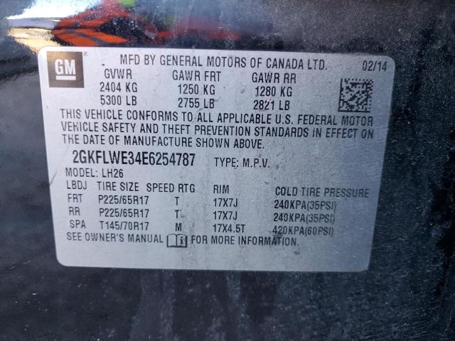 Photo 12 VIN: 2GKFLWE34E6254787 - GMC TERRAIN 