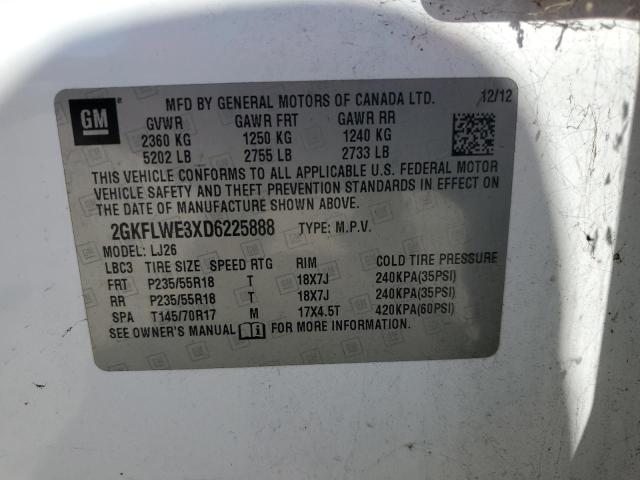 Photo 12 VIN: 2GKFLWE3XD6225888 - GMC TERRAIN 