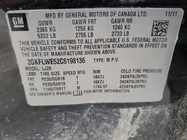 Photo 12 VIN: 2GKFLWE52C6198136 - GMC TERRAIN 