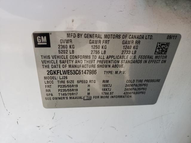 Photo 9 VIN: 2GKFLWE53C6147986 - GMC TERRAIN SL 