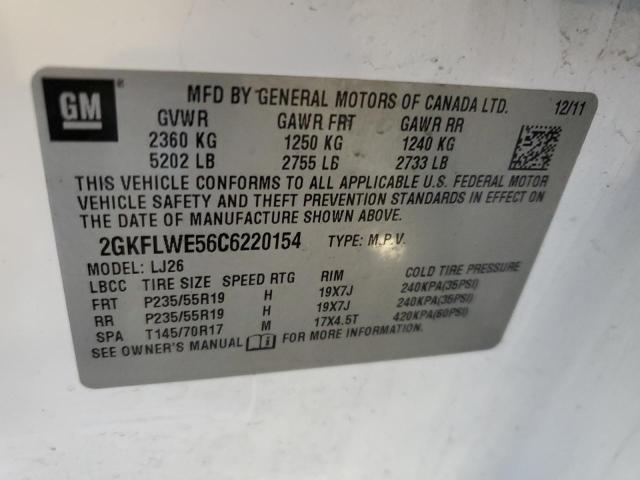 Photo 12 VIN: 2GKFLWE56C6220154 - GMC TERRAIN 