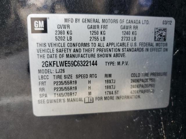 Photo 13 VIN: 2GKFLWE59C6322144 - GMC TERRAIN 