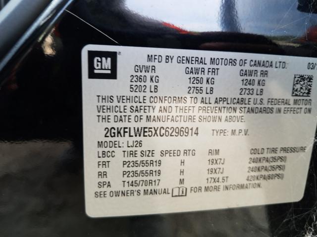 Photo 9 VIN: 2GKFLWE5XC6296914 - GMC TERRAIN SL 