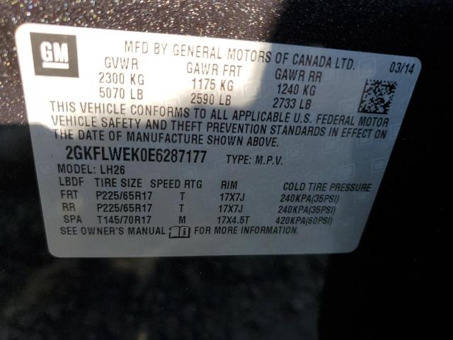 Photo 11 VIN: 2GKFLWEK0E6287177 - GMC TERRAIN 