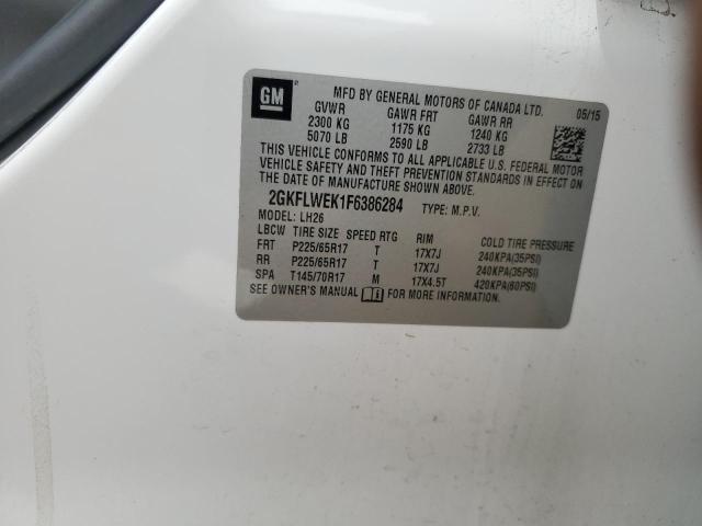 Photo 12 VIN: 2GKFLWEK1F6386284 - GMC TERRAIN SL 