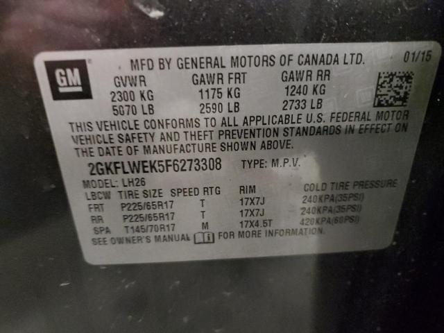 Photo 12 VIN: 2GKFLWEK5F6273308 - GMC TERRAIN 