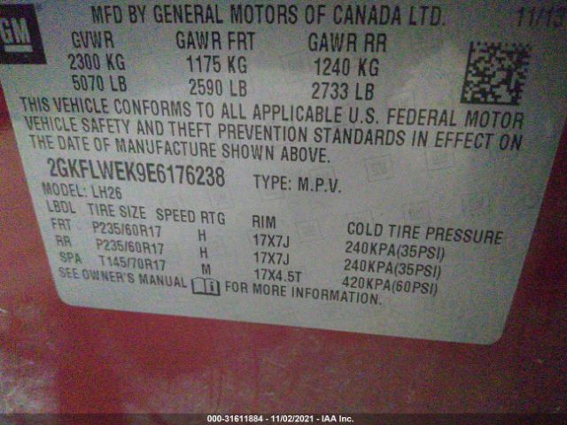 Photo 8 VIN: 2GKFLWEK9E6176238 - GMC TERRAIN 