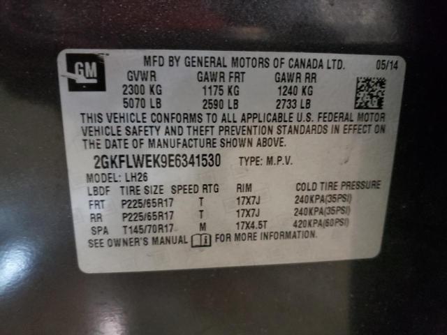 Photo 9 VIN: 2GKFLWEK9E6341530 - GMC TERRAIN SL 