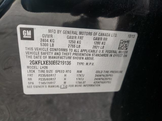 Photo 9 VIN: 2GKFLXE30E6219136 - GMC TERRAIN SL 