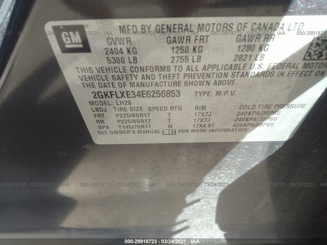 Photo 8 VIN: 2GKFLXE34E6256853 - GMC TERRAIN 