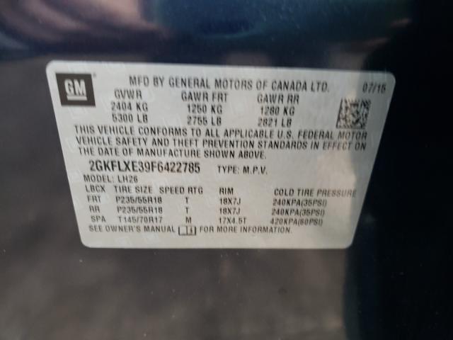 Photo 9 VIN: 2GKFLXE39F6422785 - GMC TERRAIN SL 