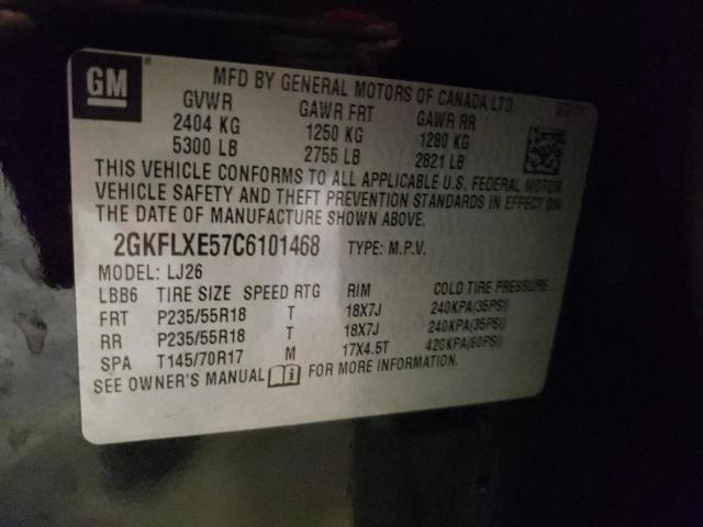 Photo 9 VIN: 2GKFLXE57C6101468 - GMC TERRAIN SL 