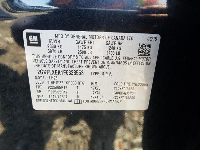 Photo 9 VIN: 2GKFLXEK1F6328553 - GMC TERRAIN SL 