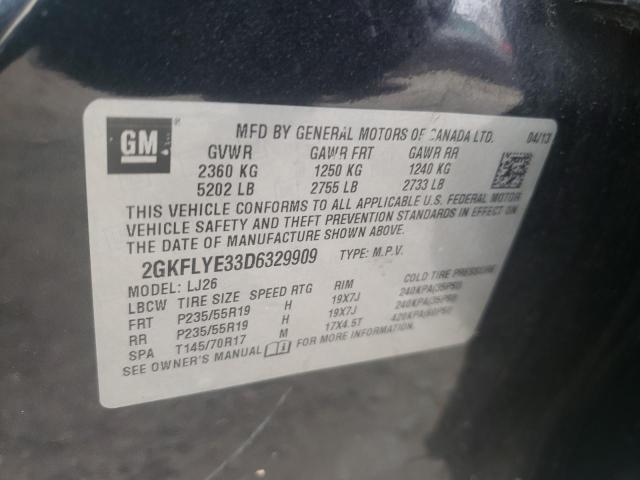 Photo 9 VIN: 2GKFLYE33D6329909 - GMC TERRAIN DE 