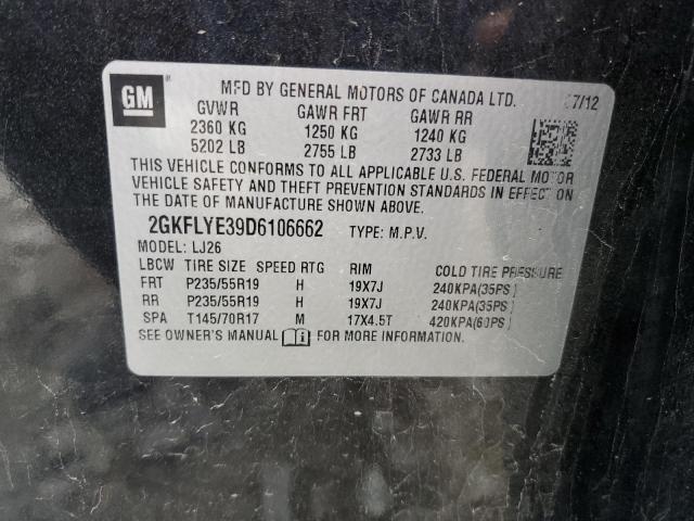 Photo 9 VIN: 2GKFLYE39D6106662 - GMC TERRAIN DE 