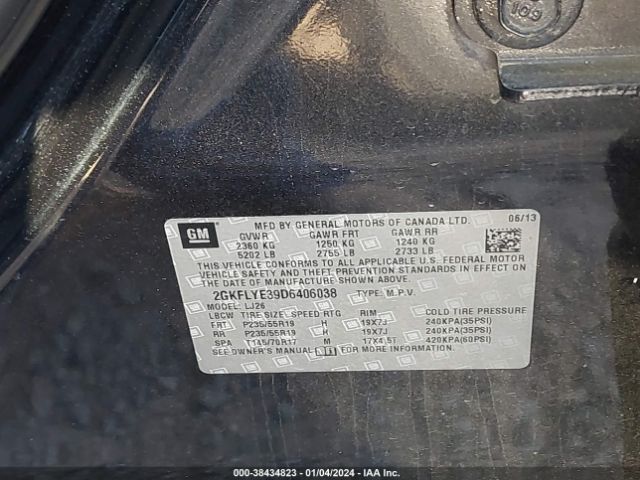 Photo 8 VIN: 2GKFLYE39D6406038 - GMC TERRAIN 