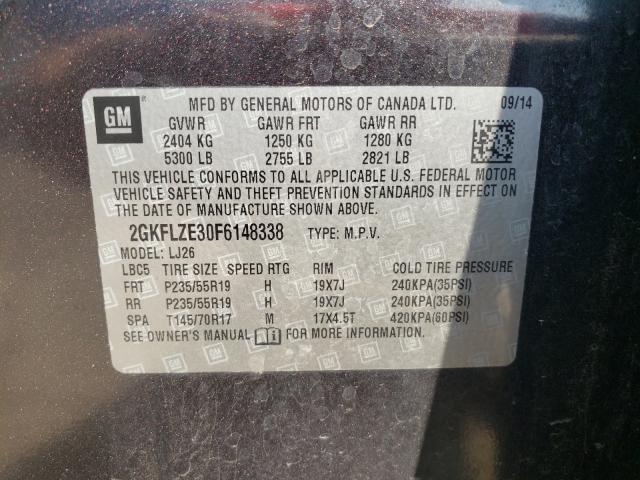 Photo 9 VIN: 2GKFLZE30F6148338 - GMC TERRAIN DE 